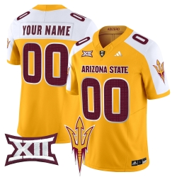 Men Women Youth Arizona State Sun Devils 2024 Vapor Limited Custom Jersey V2 All Stitched Gold Aternate
