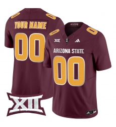Men Women Youth Arizona State Sun Devils 2024 Vapor Limited Custom Jersey V2 All Stitched Maroon