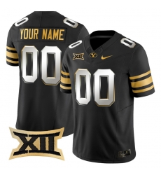 Men Women Youth BYU Cougars 2024 Gold Vapor Limited Custom Jersey All Stitched Black Limited