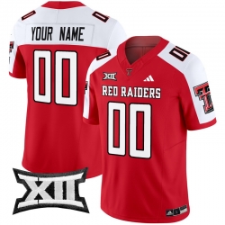 Men Women Youth Texas Tech Red Raiders 2024 Vapor Limited Custom Jersey All Stitched Red Alternate