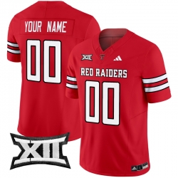 Men Women Youth Texas Tech Red Raiders 2024 Vapor Limited Custom Jersey All Stitched Red