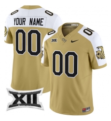 Men Women Youth UCF Knights 2024 Vapor Limited Custom Jersey All Stitched Gold Alternate