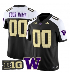 Men Women Youth Washington Huskies 2024 Vapor Limited Custom Jersey V5 All Stitched Black Alternate