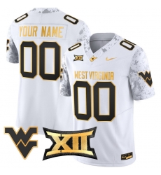 Men Women Youth West Virginia Mountaineers 2024 Gold Vapor Limited Custom Jersey All Stitched White Gold Men Women Youth West Virginia Mountaineers 2024 Gold Vapor Limited Custom Jersey All Stitched White Gold