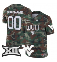 Men Women Youth West Virginia Mountaineers 2024 Military Vapor Limited Custom Jersey All Stitched