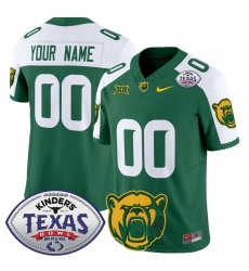 Men Women Youth Baylor Bears 2024 Texas Bowl Vapor Limited Custom Jersey All Stitched Green Alternate