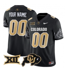 Men Women Youth Colorado Buffaloes Vapor Limited Custom Jersey V3 Big 12 XII Patch All stitched Black