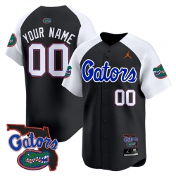 Men Women Youth Florida Gators 2024 Florida Patch Vapor Baseball Custom Jersey All Stitched Black Alternate