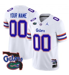 Men Women Youth Florida Gators 2024 Florida Patch Vapor Limited Custom Jersey All Stitched White