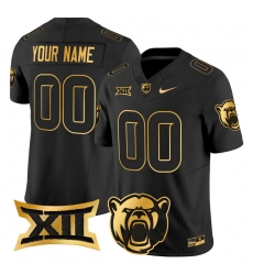 Men Women Youth Baylor Bears 2024 Gold Vapor Limited Custom Jersey All stitched Black Gold
