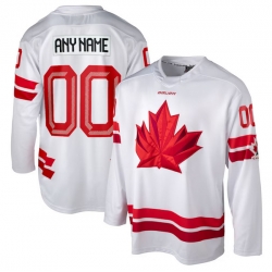 Men Women Youth Hockey Canada White 2026 Replica Custom Jersey