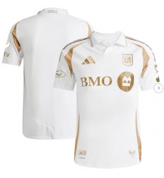 Mens LAFC adidas White 2025 Secondary Authentic Jersey Mens LAFC adidas White 2025 Secondary Authentic Jersey