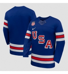 Men USA Blank Royal 2026 Stitched Jersey Men USA Blank Royal 2026 Stitched Jersey