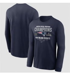 Men New England Patriots Navy 2025 AFC Champions Team Nation Long Sleeve T Shirt Men New England Patriots Navy 2025 AFC Champions Team Nation Long Sleeve T Shirt