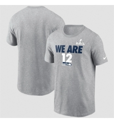 Men Seattle Seahawks Heather Gray 2025 Super Bowl LX Fast As Fast Gets T Shirt Men Seattle Seahawks Heather Gray 2025 Super Bowl LX Fast As Fast Gets T Shirt