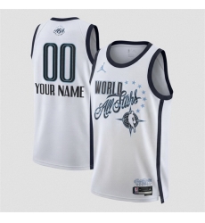 Men 2026 All Star Active Player Custom White Stitched Basketball Jersey