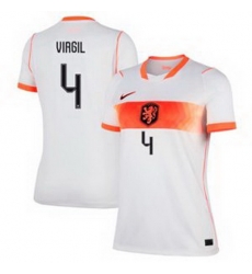 Women 4 Netherlands National Virgil van Dijk 2026 Away Stadium  4