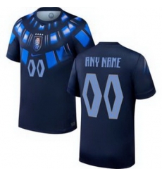 Women 00 Uruguay Blank Away Replica Jersey World   2