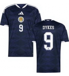 Youth 9 Scotland Lyndon Dykes 2026 Home Replica Jersey 1