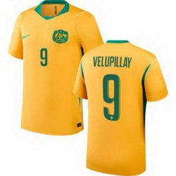 Men 9 Australia Nishan Velupillay Replica Jersey World Cup  1