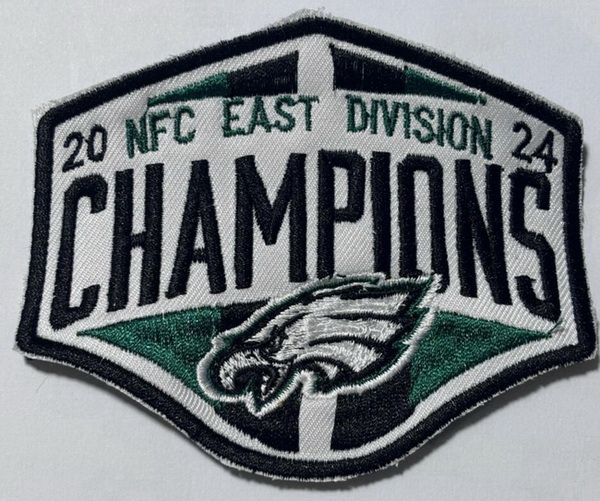 2024 NFC Philadelphia Eagles EAST DIVISION Champions Patch Biaog