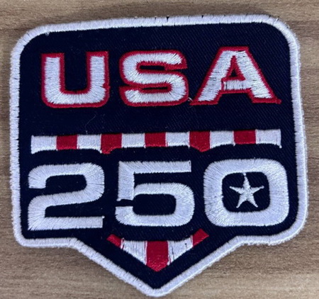 Men Denver Broncos USA 250 Anniversary Patch Biaog