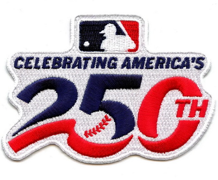 Youth Cincinnati Reds Celebrating America 250th annivesary Patch Biaog