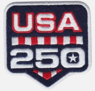 USA 250th Anniversary Jersey Patch Biaog